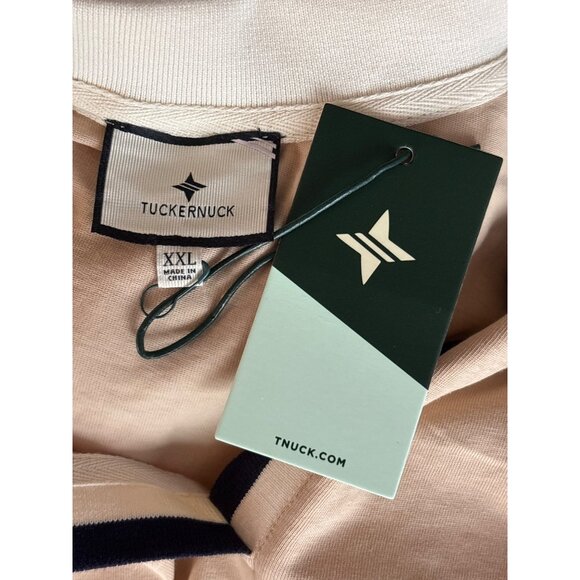 Tuckernuck Hutton Polo Dress Tan Navy Size XXL / 16 NWT Sporty Mini Cotton $128 - Picture 10 of 11